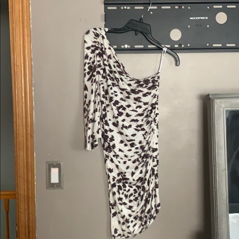 Tart One Shoulder Leopard Dress